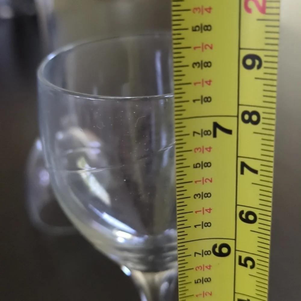 Vintage Kosta Boda Crystal Line Wine Cordial Glasses by Anna Ehrner set of 6 - Picture 6 of 7